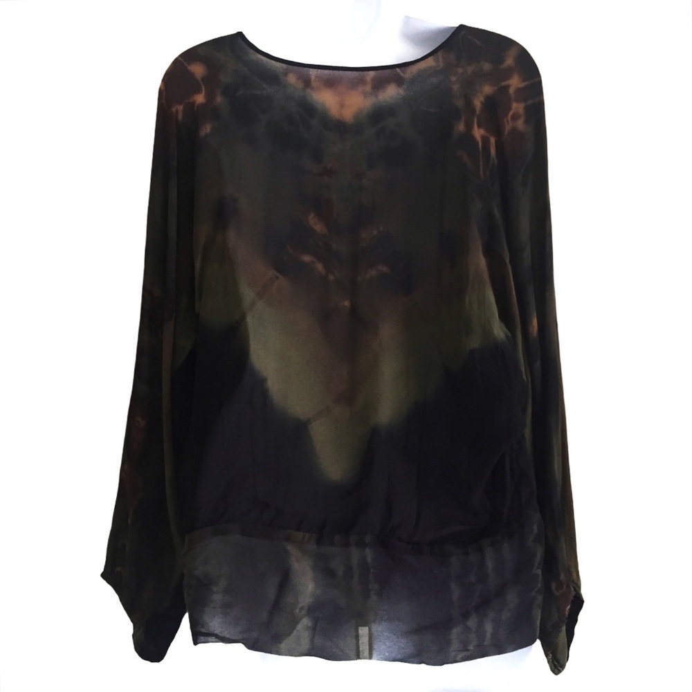 Tie Waist Oversized Blouse - Picture 4 of 5